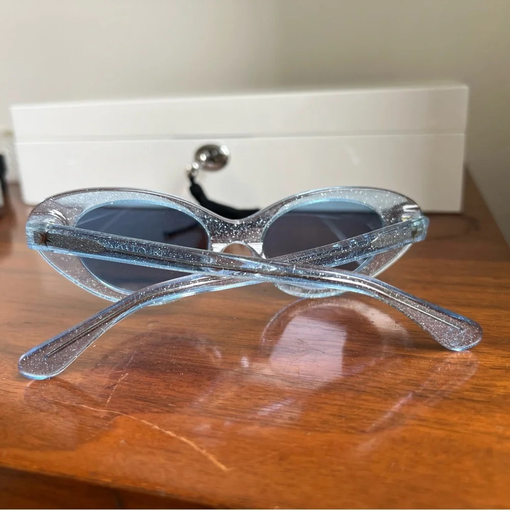 Mars Sunglasses in sparkly blue